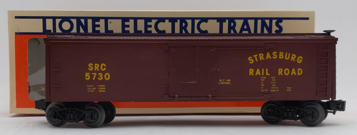 Lionel 6-5730 O Gauge Strasburg Railroad Woodside Reefer Car LN/Box