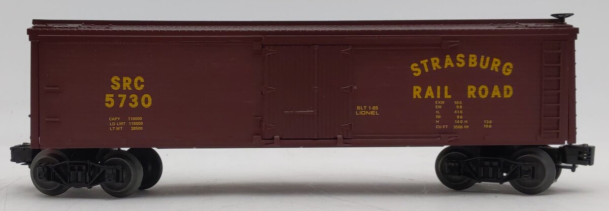 Lionel 6-5730 O Gauge Strasburg Railroad Woodside Reefer Car LN/Box