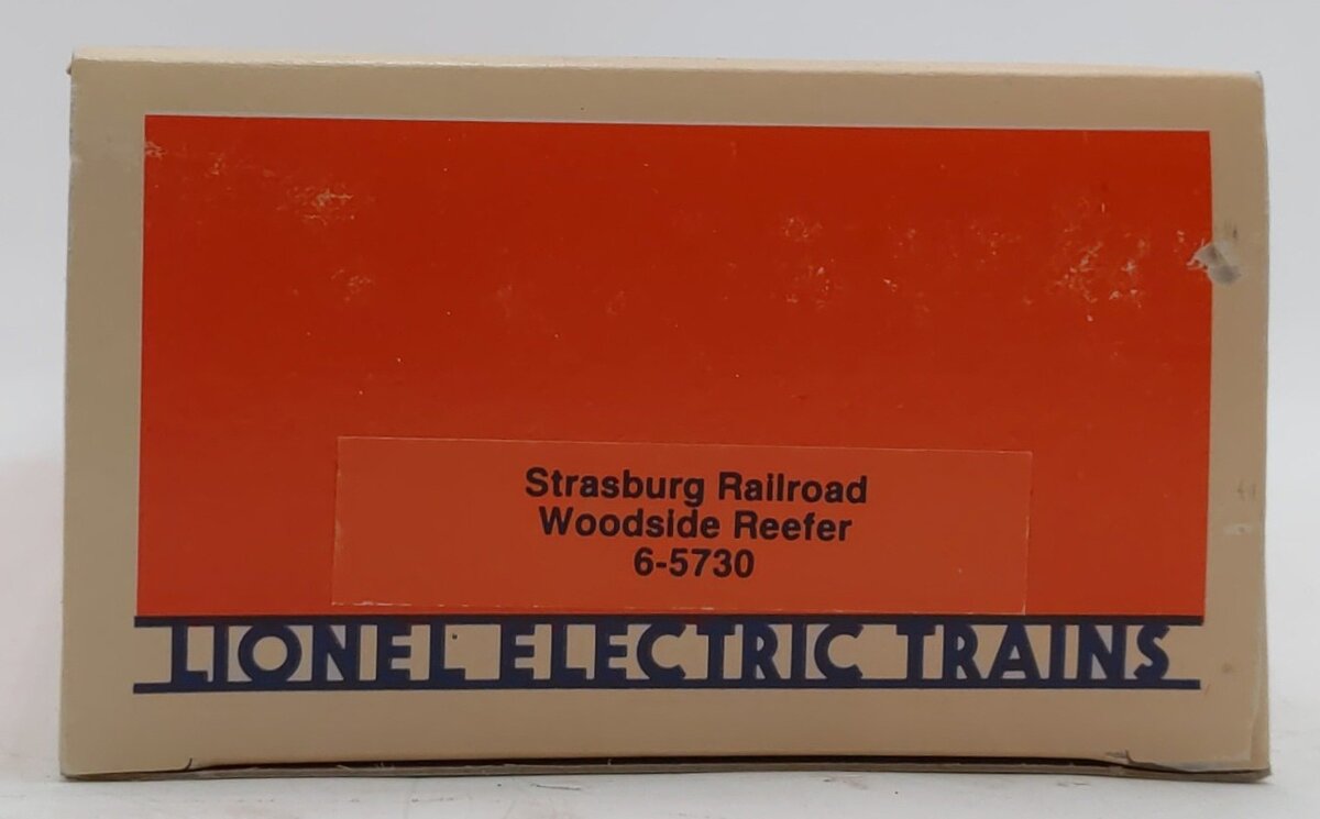 Lionel 6-5730 O Gauge Strasburg Railroad Woodside Reefer Car LN/Box