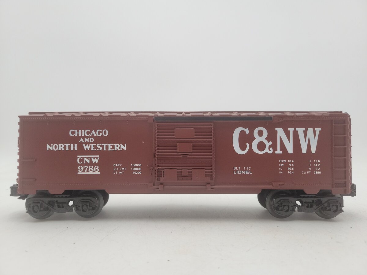 Lionel 6-9786 O Gauge Chicago & North Western Boxcar #9786 EX