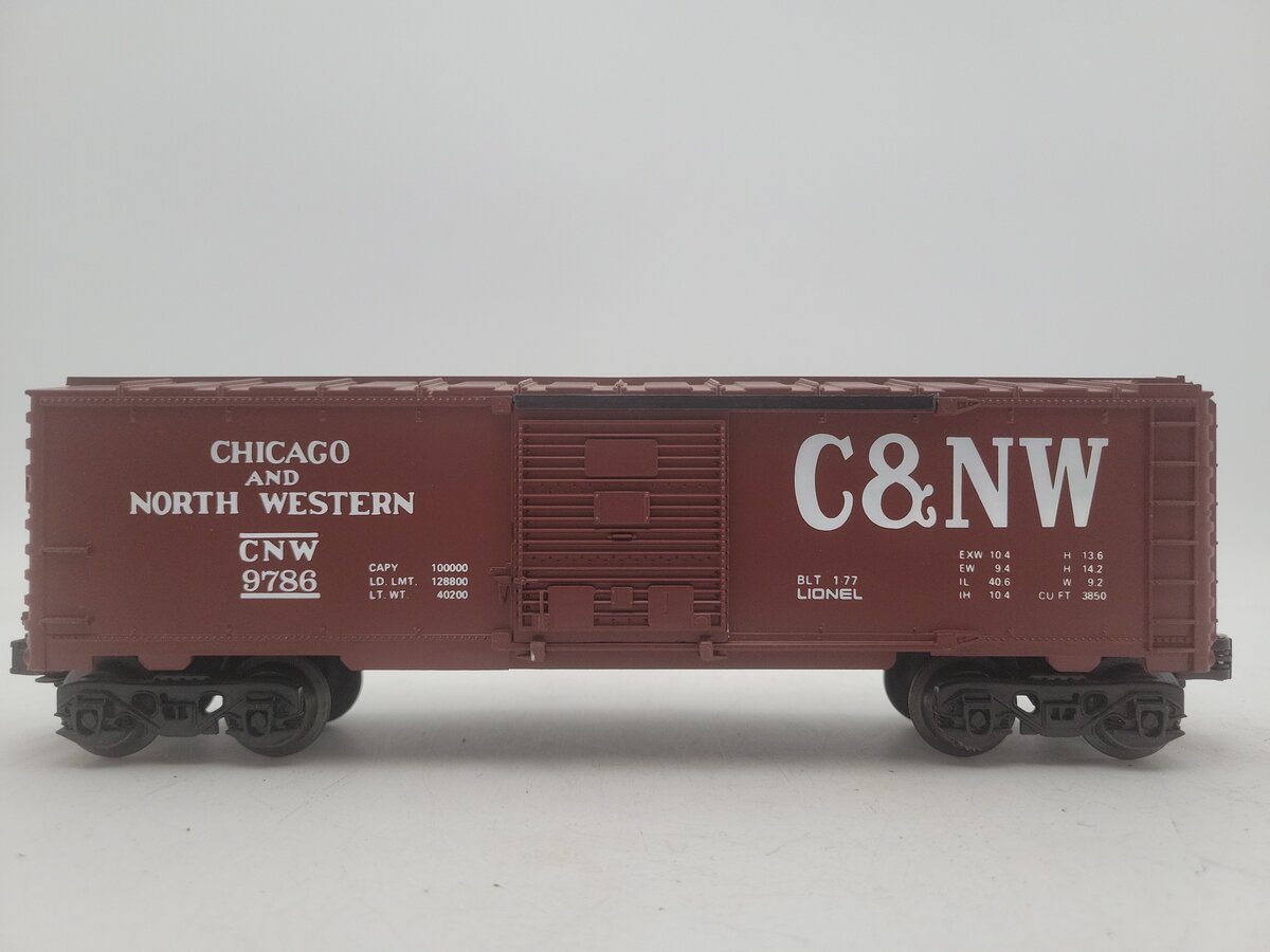 Lionel 6-9786 O Gauge Chicago & North Western Boxcar #9786 EX