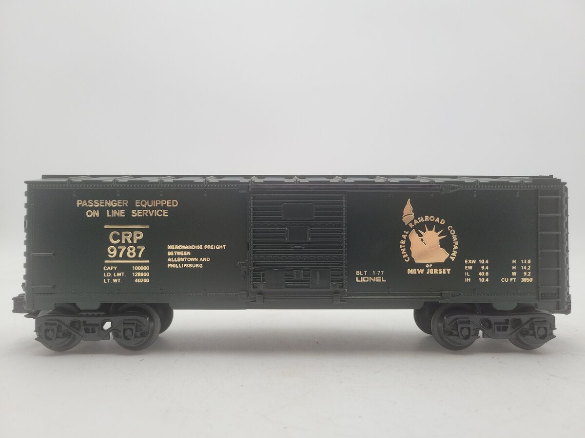 Lionel 6-9787 O Gauge Central of New Jersey Box Car EX