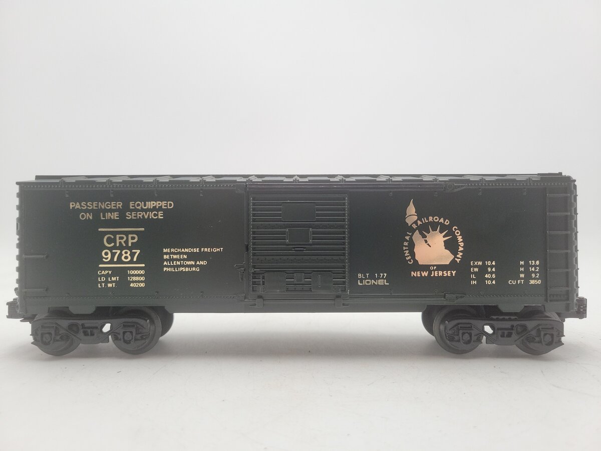 Lionel 6-9787 O Gauge Central of New Jersey Box Car EX