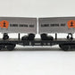 Lionel 6-9285 O Gauge Illinois Central Gulf Flatcar w/Vans EX/Box