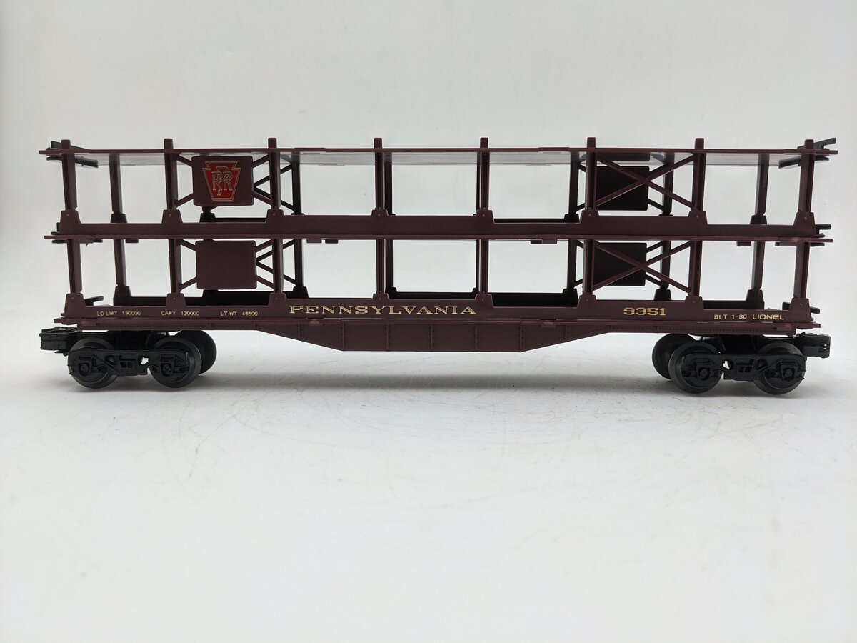 Lionel 6-9351 O Gauge Pennsylvania Auto Carrier EX/Box