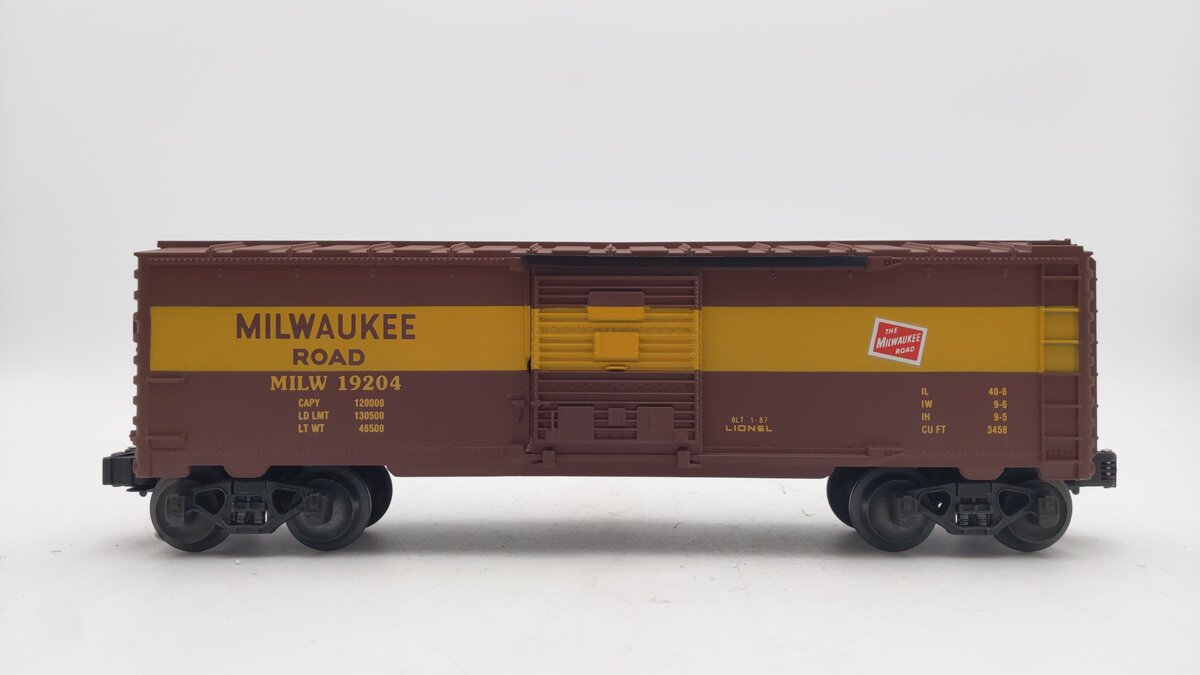 Lionel 6-19204 O Gauge Milwaukee Road Boxcar #19204 EX