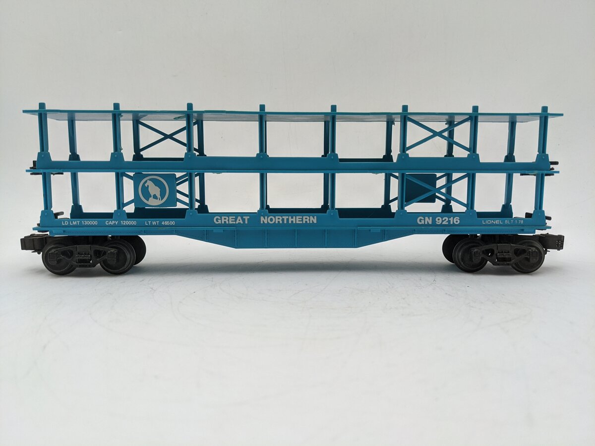 Lionel 6-9216 O Gauge Great Northern 3-Tier Auto Carrier EX/Box