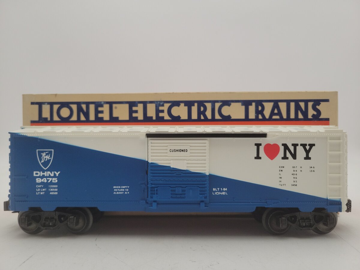 Lionel 6-9475 O Gauge Delaware & Hudson I Love New York Boxcar VG/Box