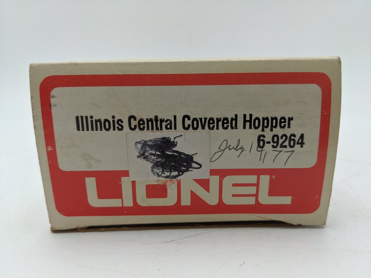 Lionel 6-9264 O Gauge Illinois Central Quad Hopper #9264 EX/Box