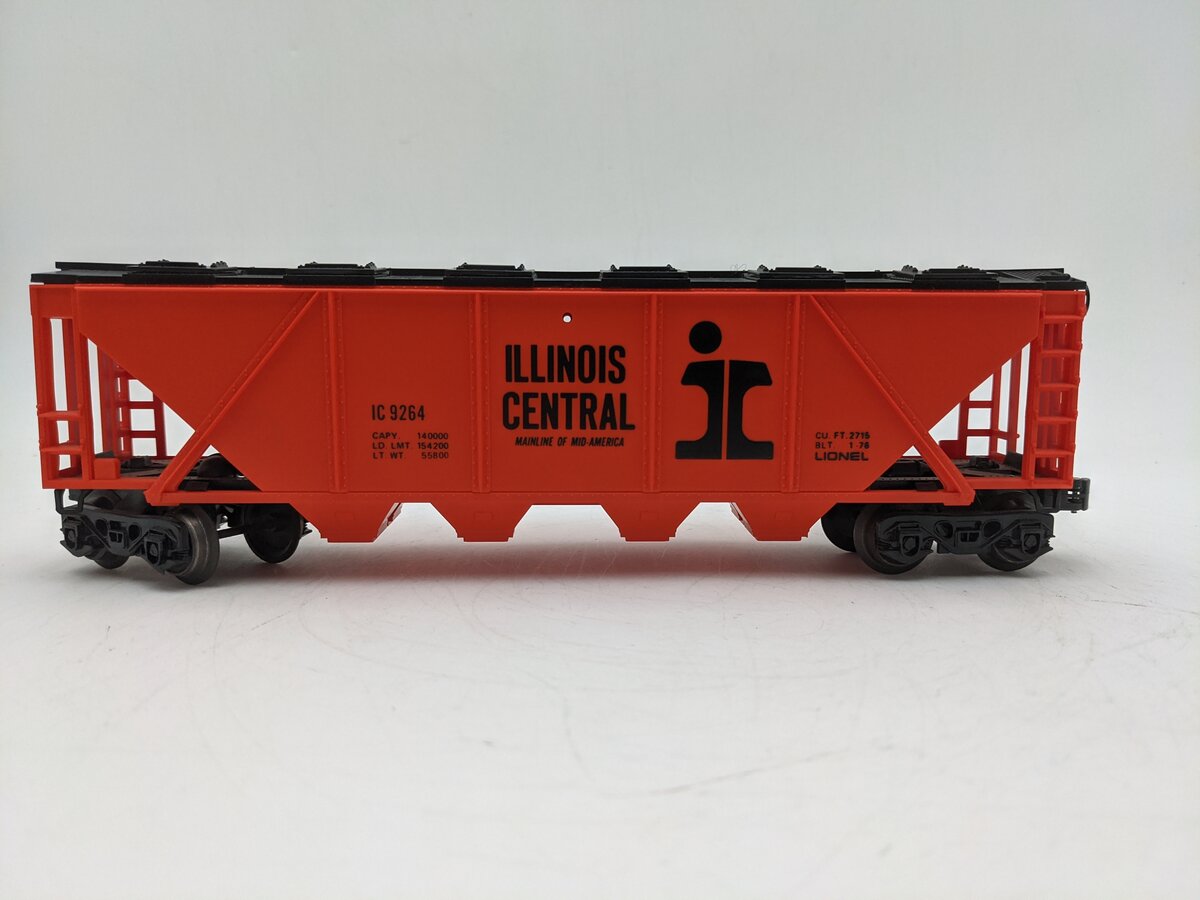 Lionel 6-9264 O Gauge Illinois Central Quad Hopper #9264 EX/Box