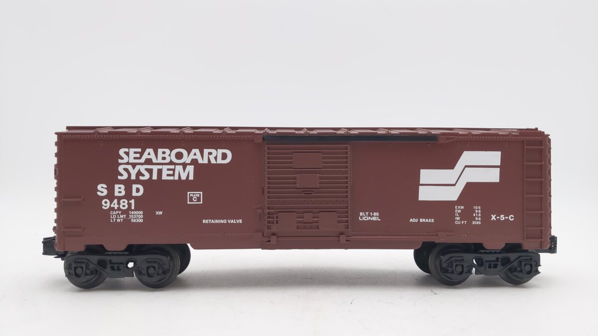 Lionel 6-9481 O Gauge Seaboard System Boxcar EX/Box