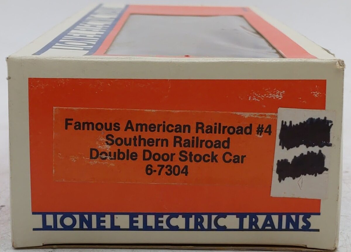 Lionel 6-7304 O Gauge Southern Double Door Stock Car #7304 EX/Box