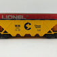 Lionel 6-9265 O Gauge Chessie Covered Hopper #9265 EX/Box