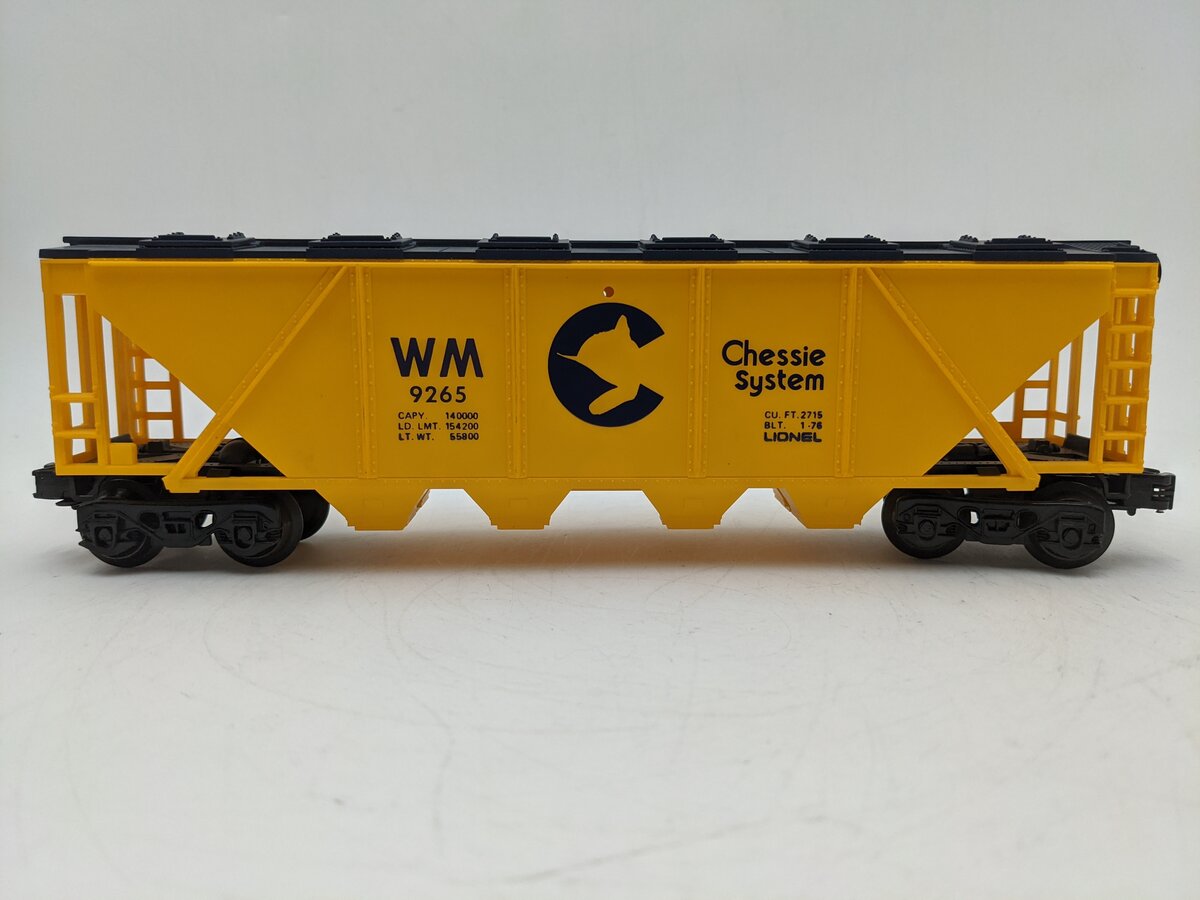 Lionel 6-9265 O Gauge Chessie Covered Hopper #9265 EX/Box
