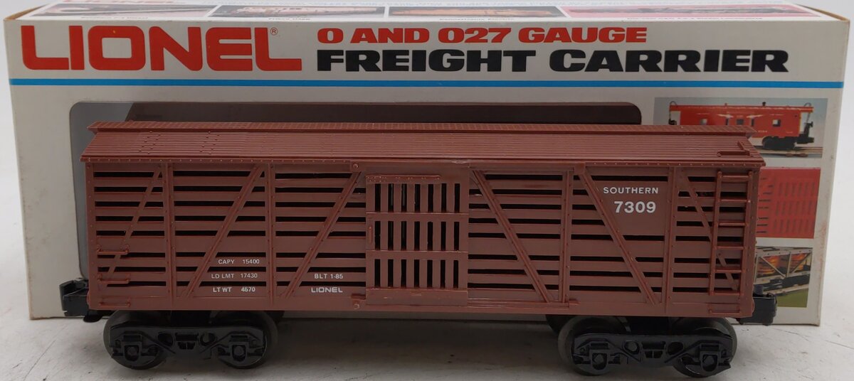 Lionel 6-7309 O Gauge Southern Short Stock Car LN/Box