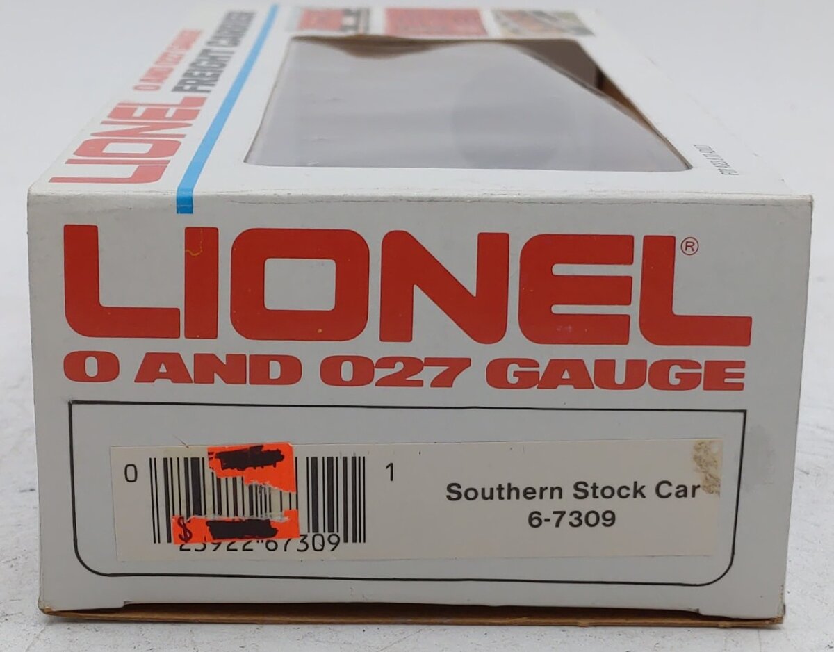 Lionel 6-7309 O Gauge Southern Short Stock Car LN/Box