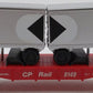 Lionel 6-9149 O Gauge CP Rail Flatcar with Piggyback Vans EX/Box