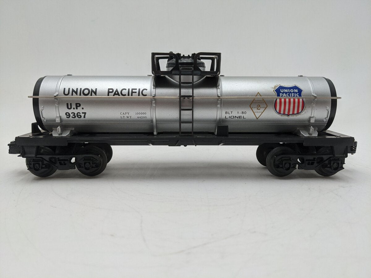 Lionel 6-9367 O Gauge Union Pacific Single Dome Tank Car #9367 EX/Box