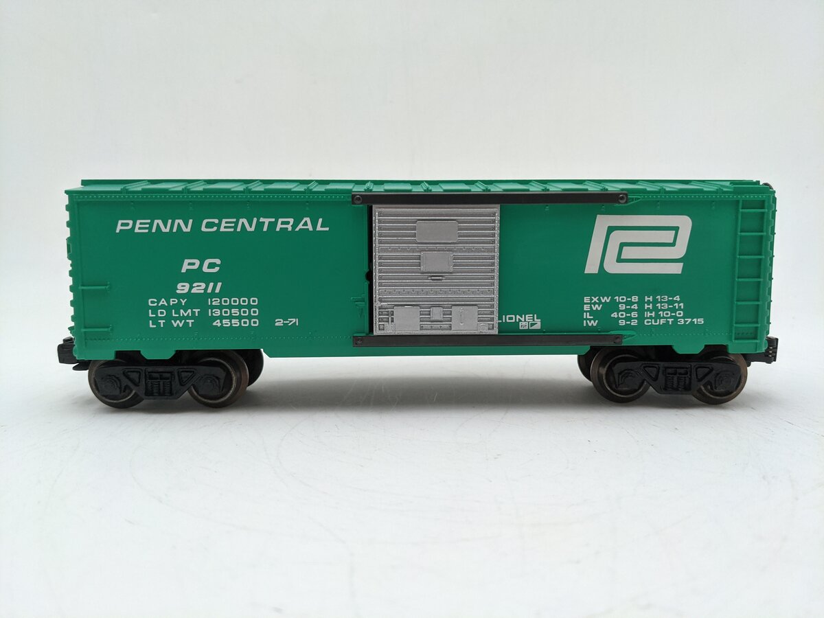 Lionel 6-9211 O Gauge Penn Central Boxcar EX/Box
