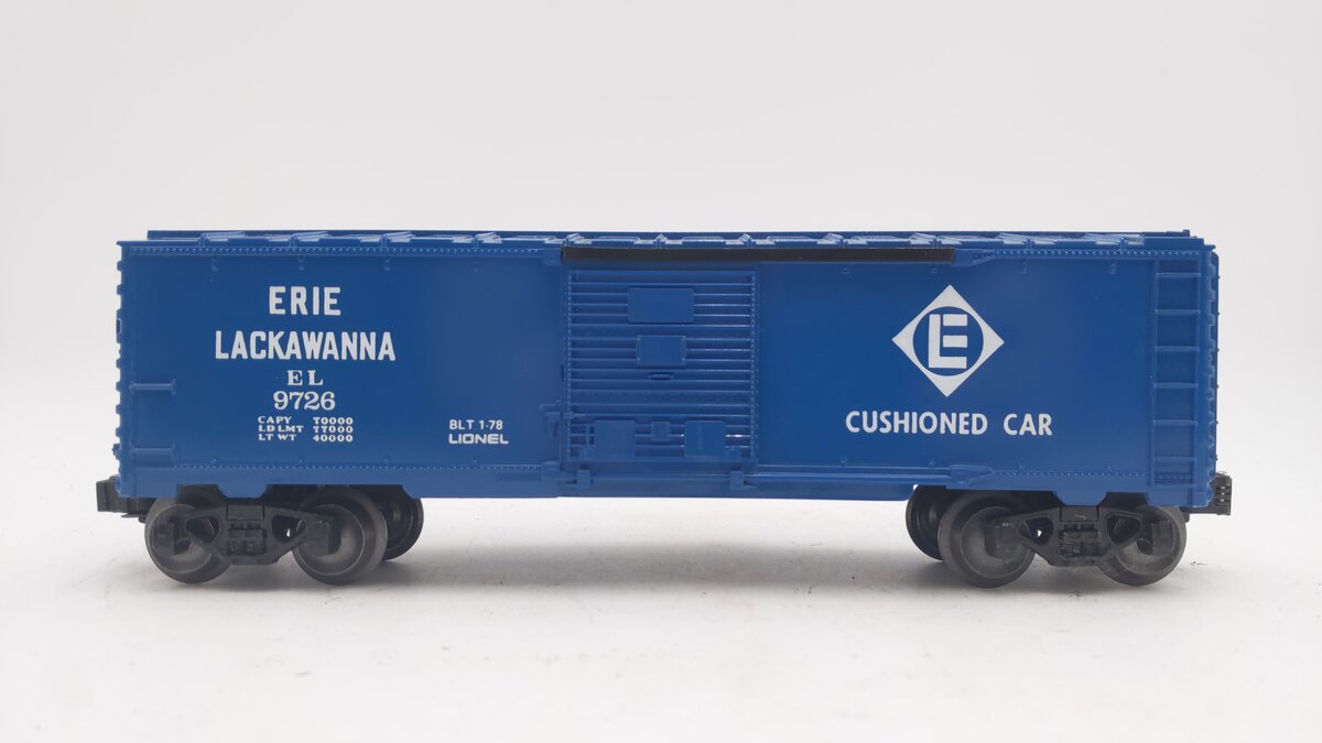 Lionel 6-9726 O Gauge Erie Lackawanna Box Car EX