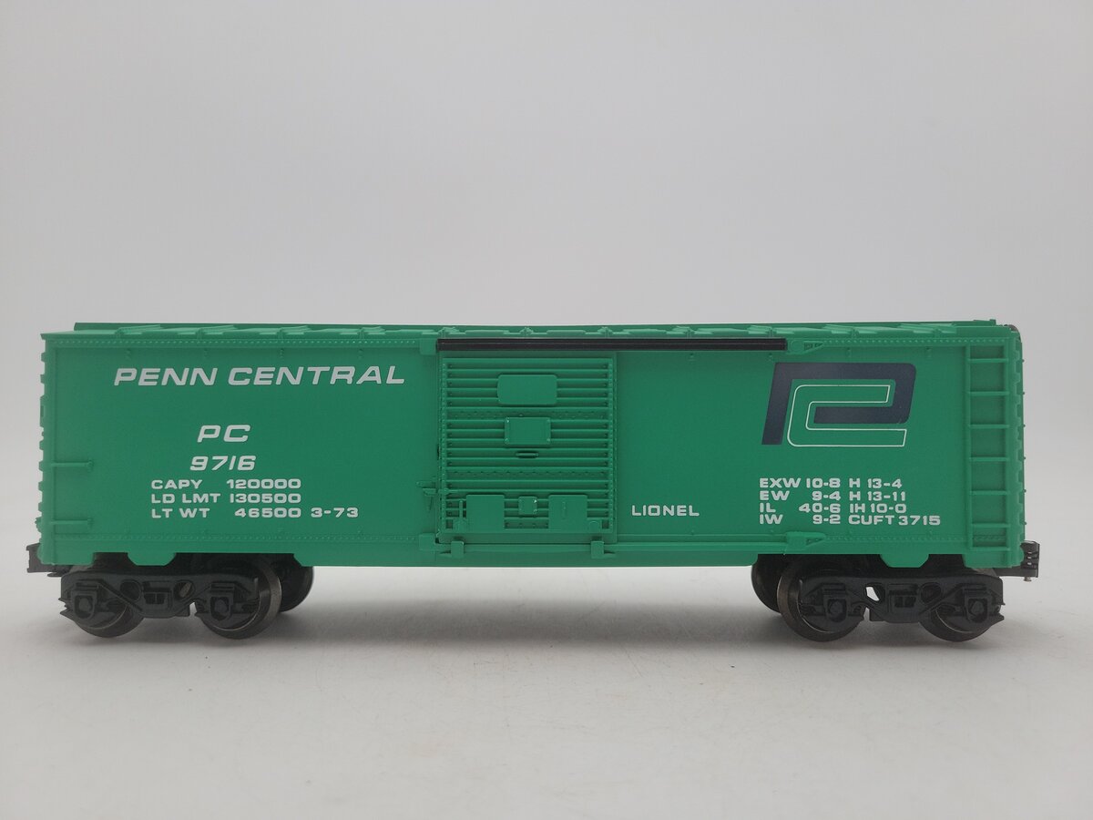 Lionel 6-9716 O Gauge Penn Central Boxcar EX