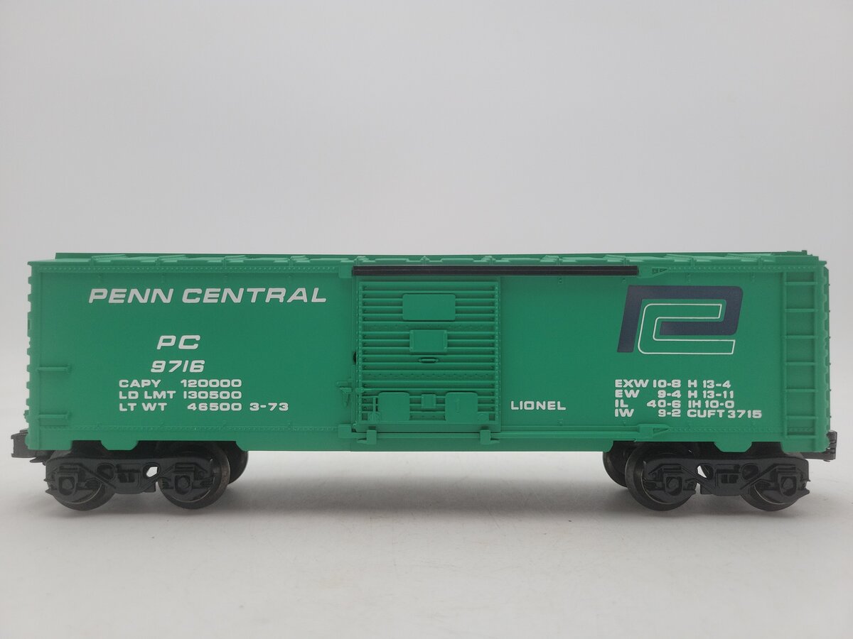 Lionel 6-9716 O Gauge Penn Central Boxcar EX