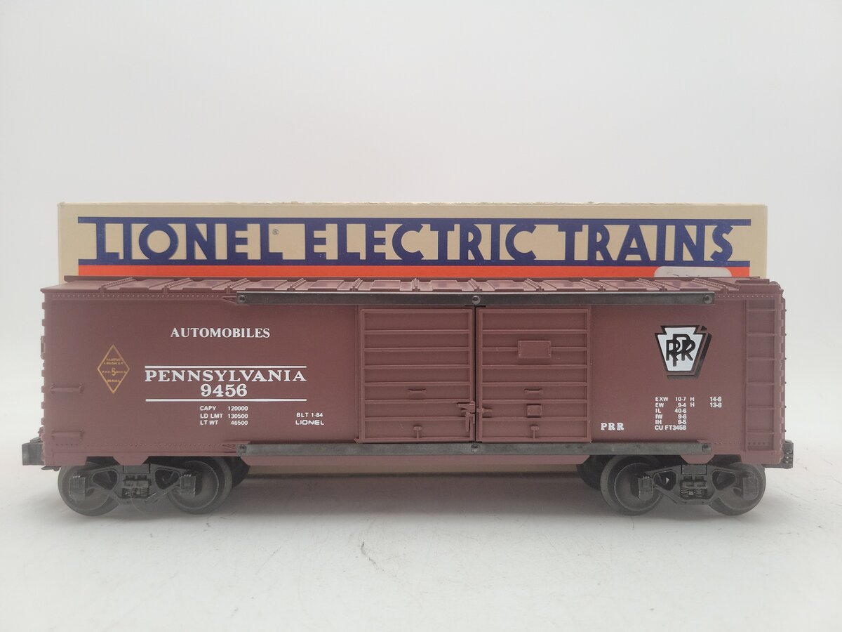 Lionel 6-9456 O Gauge Pennsylvania Railroad Double Door Boxcar #9456 EX/Box