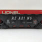 Lionel 6-9374 O Gauge Reading 4-Bay Covered Hopper EX/Box