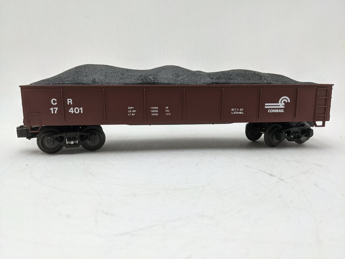 Lionel 6-17401 O Gauge Conrail Gondola W/Load EX/Box