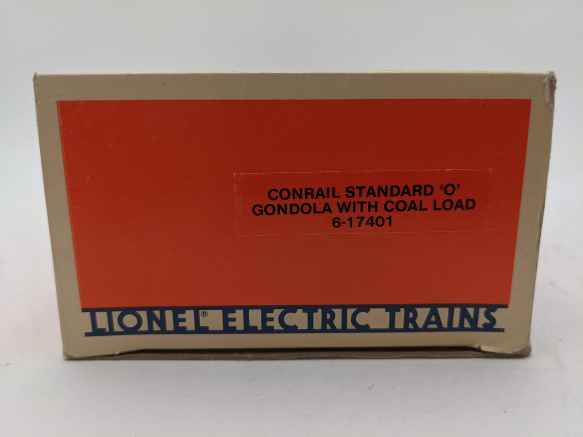 Lionel 6-17401 O Gauge Conrail Gondola W/Load EX/Box