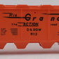 Lionel 6-9112 O Gauge Denver & Rio Grande Western Covered Long Hopper LN