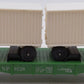 Lionel 6-9120 O Gauge Northern Pacific Flatcar w/ 2 Vans EX