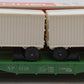 Lionel 6-9120 O Gauge Northern Pacific Flatcar w/ 2 Vans EX