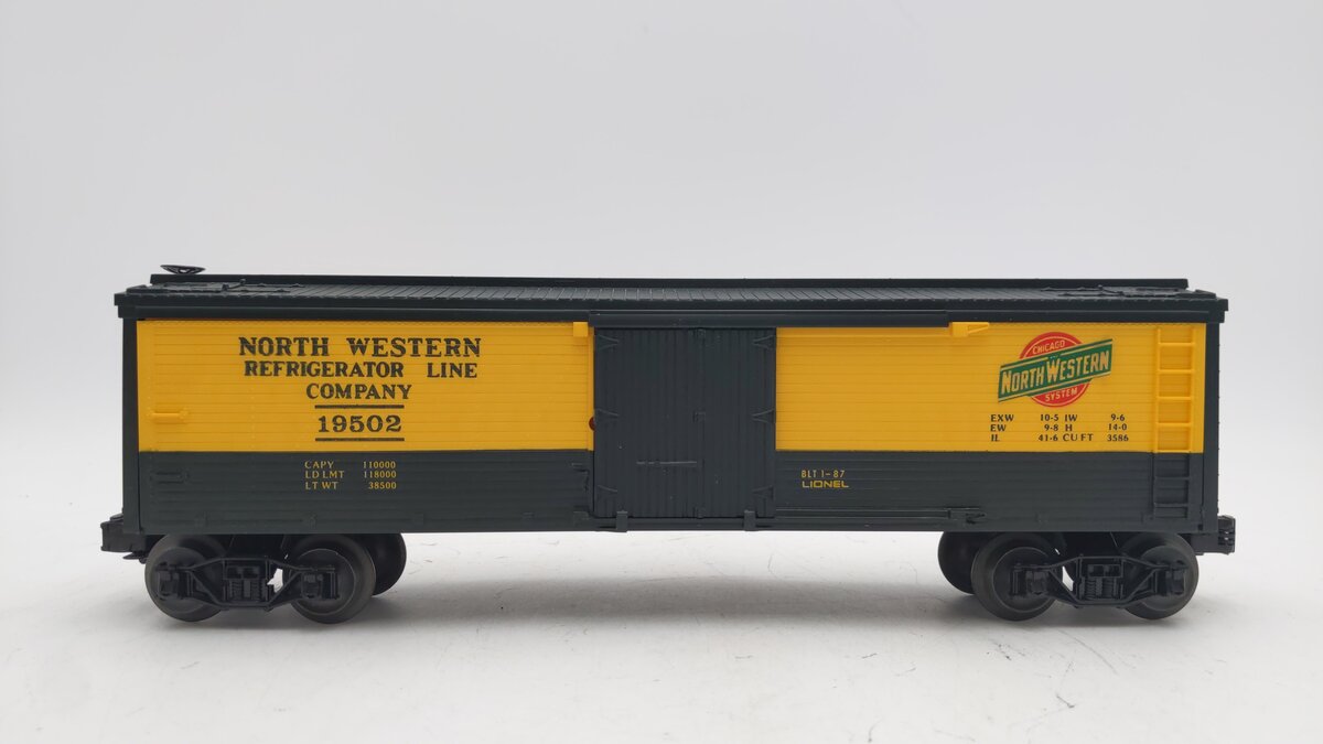 Lionel 6-19502 O Gauge Chicago North Western Woodside Reefer EX/Box