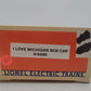 Lionel 6-9486 O Gauge I Love Michigan Boxcar #9486 EX/Box