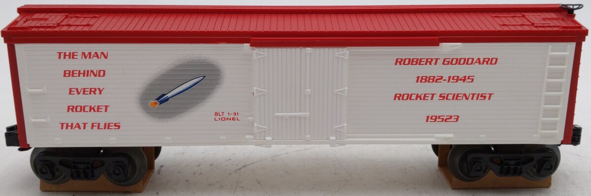 Lionel 6-19523 O Gauge Dr. Robert Goddard Refrigerator Car