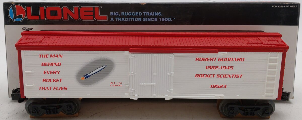 Lionel 6-19523 O Gauge Dr. Robert Goddard Refrigerator Car