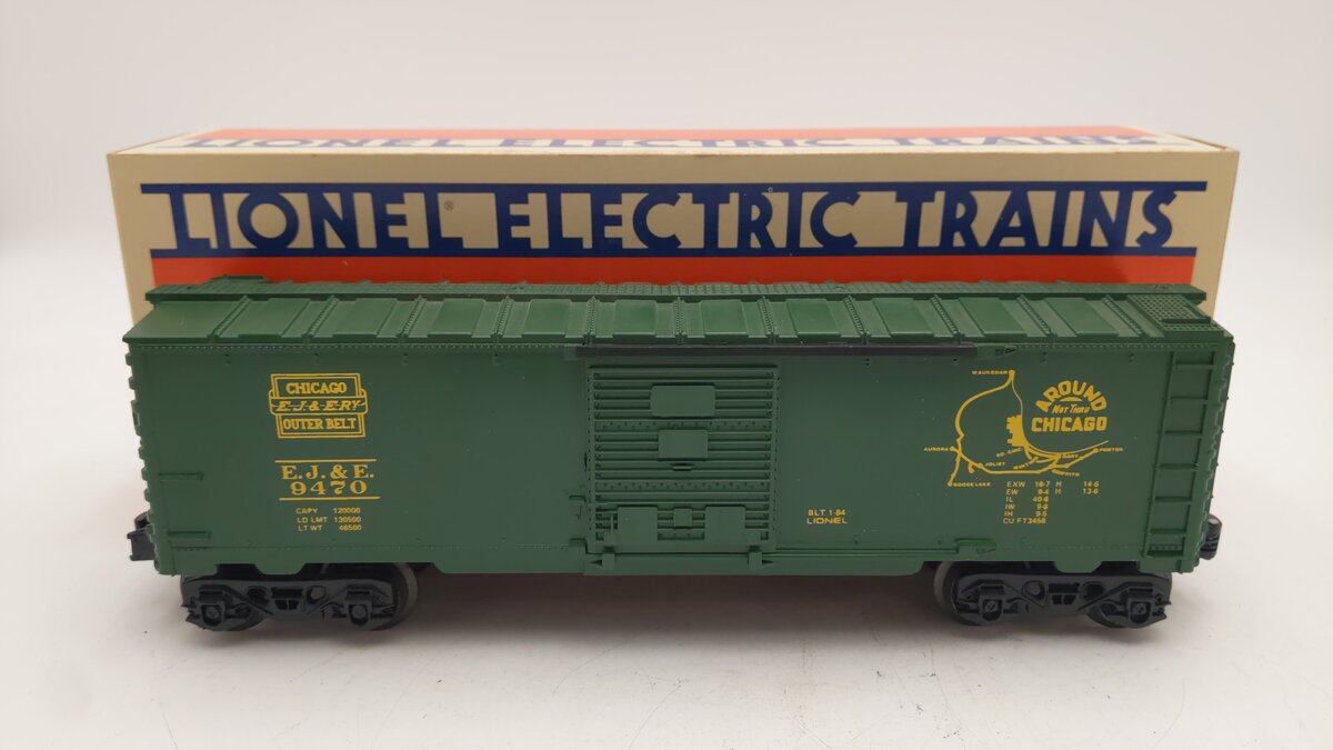 Lionel 6-9470 O Gauge EJ&E Railway Chicago Outer Belt Boxcar #9470 EX/Box