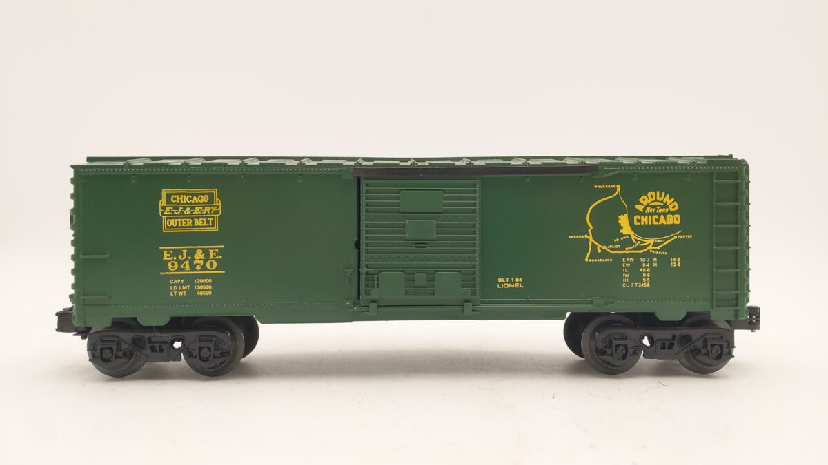 Lionel 6-9470 O Gauge EJ&E Railway Chicago Outer Belt Boxcar #9470 EX/Box