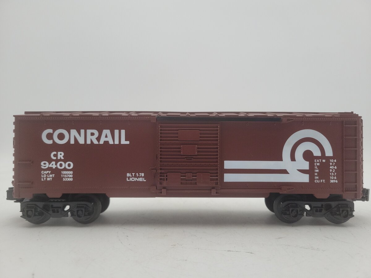 Lionel 6-9400 O Gauge Conrail Boxcar #9400 EX