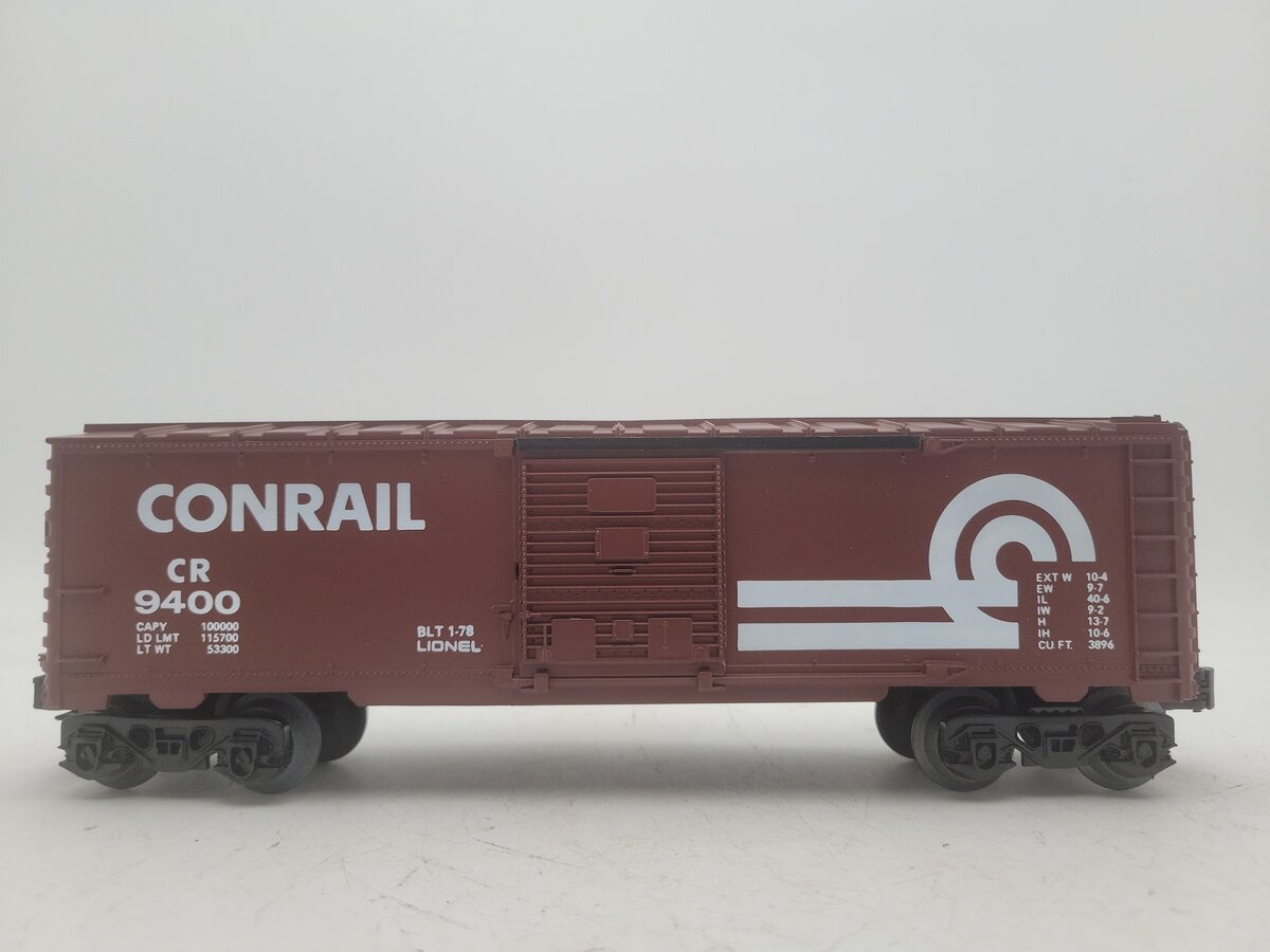 Lionel 6-9400 O Gauge Conrail Boxcar #9400 EX