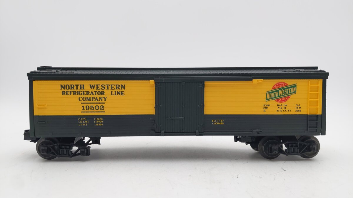 Lionel 6-19502 O Gauge Chicago North Western Woodside Reefer EX/Box