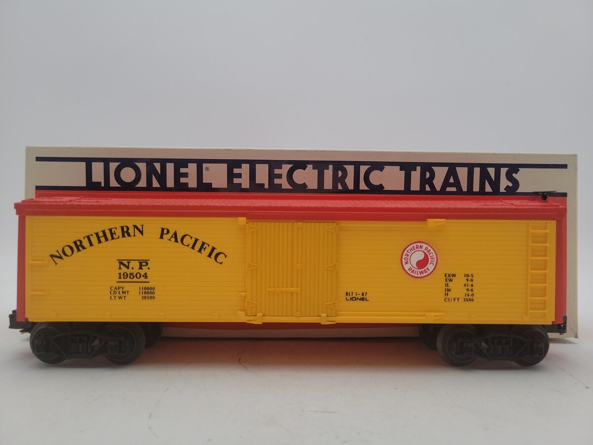 Lionel 6-19504 O Gauge Northern Pacific Woodside Reefer Car #19504 NIB