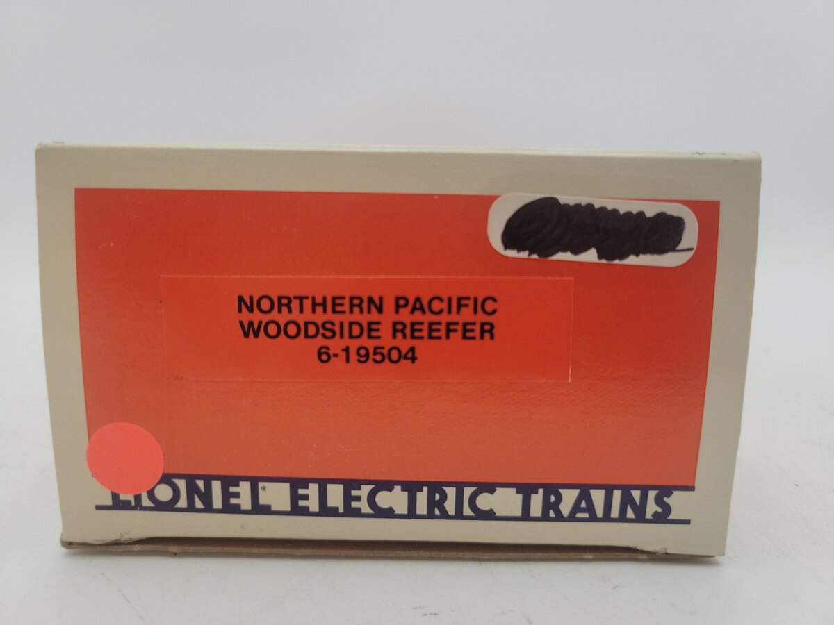 Lionel 6-19504 O Gauge Northern Pacific Woodside Reefer Car #19504 NIB
