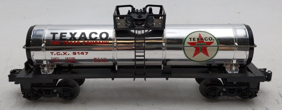 Lionel 6-9147 O Gauge Texaco Single Dome Tank Car EX/Box