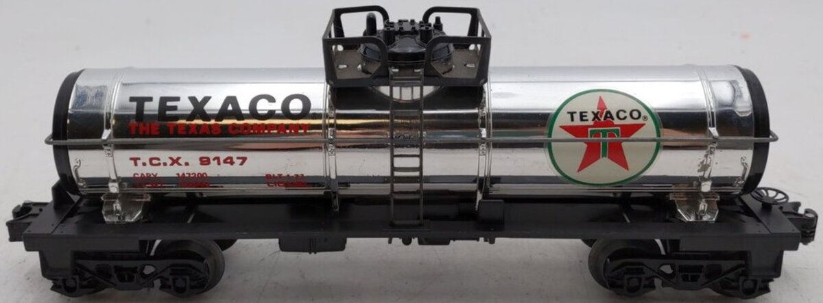 Lionel 6-9147 O Gauge Texaco Single Dome Tank Car EX/Box