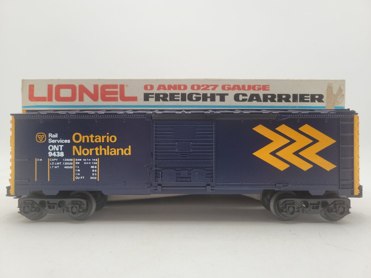 Lionel 6-9438 O Gauge Ontario Northland Box Car EX/Box