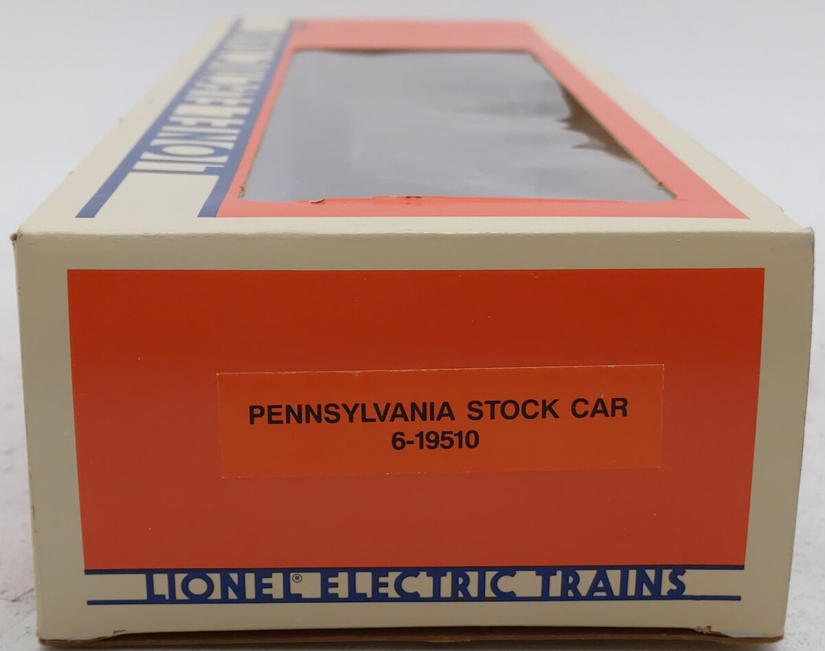 Lionel 6-19510 O Gauge Pennsylvania Railroad Stock Car #19510 EX/Box