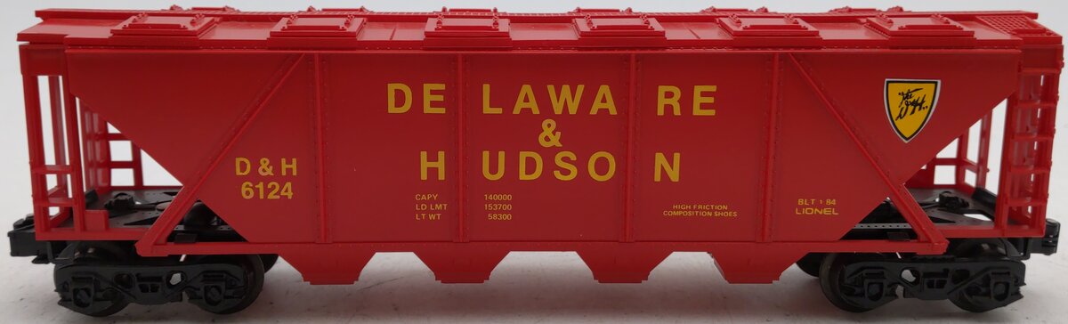 Lionel 6-6124 Delaware & Hudson Covered Hopper #6124 EX/Box