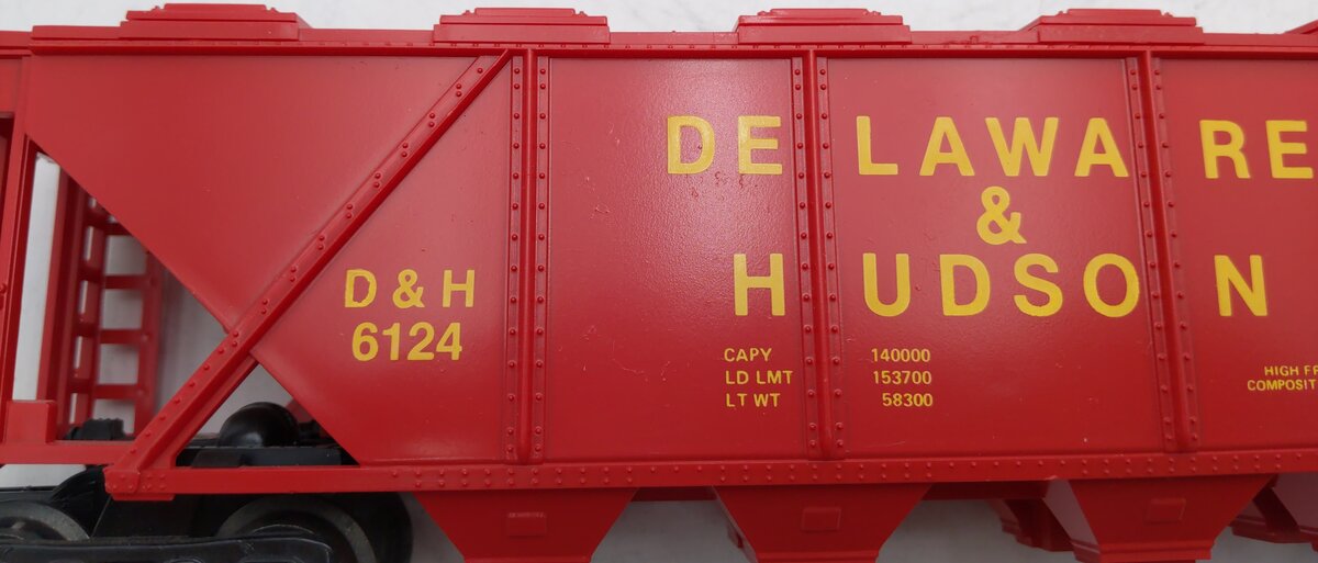 Lionel 6-6124 Delaware & Hudson Covered Hopper #6124 EX/Box